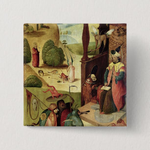 St.James and the Magician 15 Cm Square Badge
