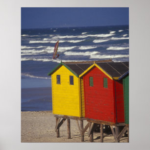 St. James Bay Bathing Boxes, near Capetown, 3 Poster