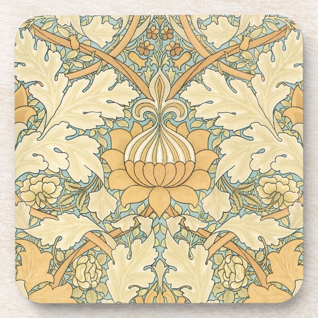 St. James by William Morris, Acanthus Leaves Coaster (Front)
