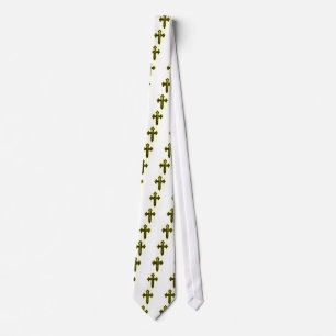 St James Cross in Gold Tint Tie