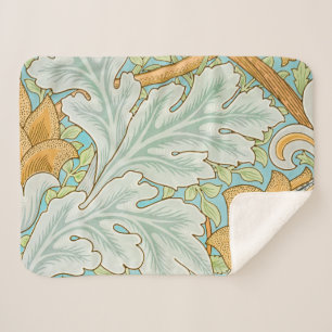 St James Pattern (by William Morris) Sherpa Blanket