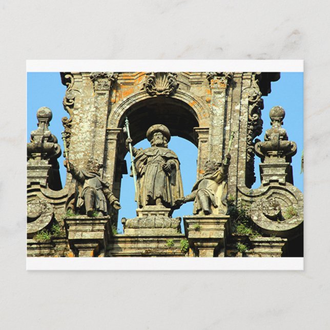St James, Santiago de Compostela Cathedral, Spain Postcard (Front)