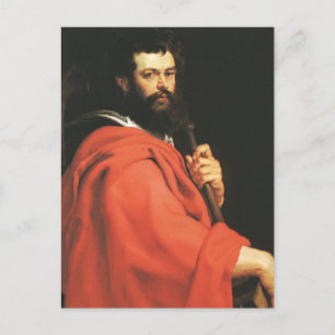 St. James the Apostle by Peter Paul Rubens  Postcard