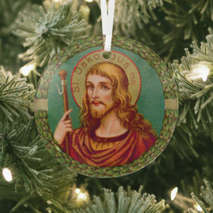 St. James the Greater (JMAS 04) Glass Tree Decoration