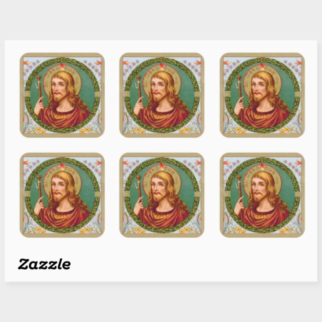 St. James the Greater (JMAS 04) Square Sticker (Sheet)