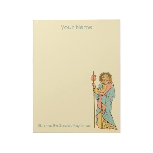 St. James the Greater (RLS 05) 8.5"x11" Notepad (Rotated)
