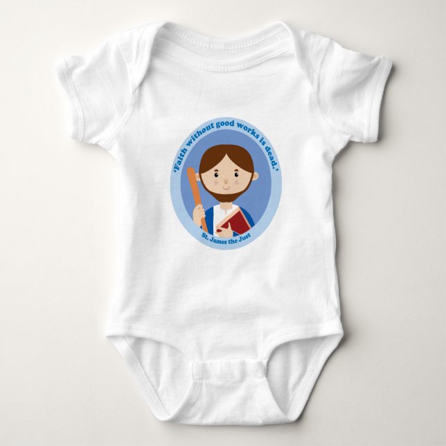 St. James the Just Baby Bodysuit (Front)