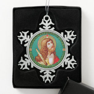 St. James the Less (JMAS 05) Snowflake Pewter Christmas Ornament