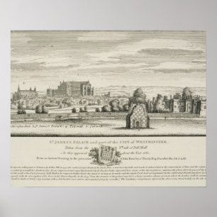 St. James's Palace and part of the City of Westmin Poster