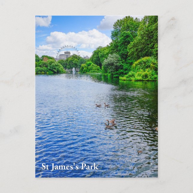 St James's Park London UK Postcard (Front)