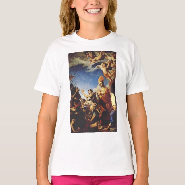 St. Januarius, Bishop of Benevento - Fine Art T-Shirt (Front)