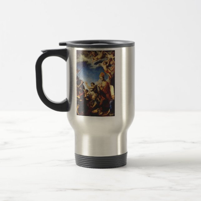 St. Januarius, Bishop of Benevento - Fine Art Travel Mug (Left)