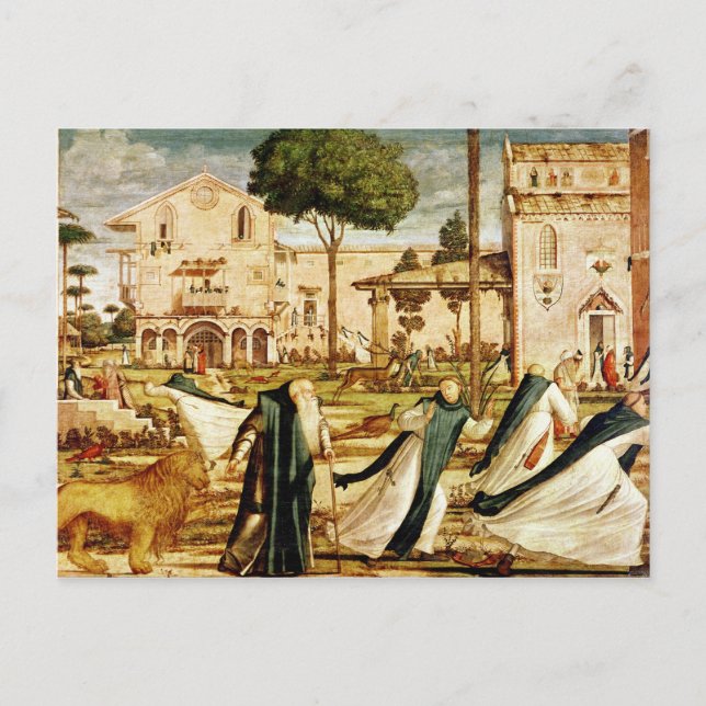 St. Jerome and Lion in the Monastery, 1501-09 Postcard (Front)