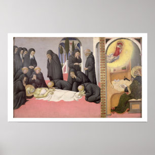 St. Jerome appearing to St. Cyril of Jerusalem, 14 Poster