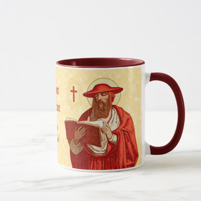 St. Jerome as Cardinal with Book (P 004) Mug (Right)