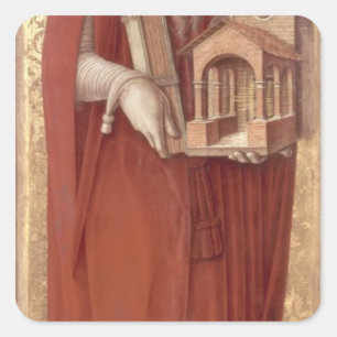 St.Jerome, c.1476 Square Sticker