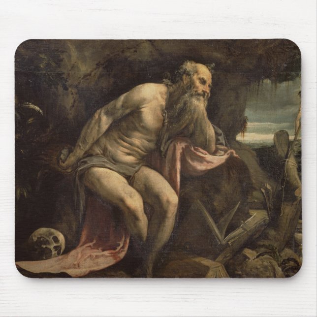 St. Jerome, early 1560s (oil on canvas) Mouse Pad (Front)