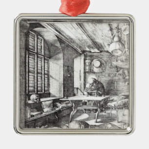 St. Jerome in his Study, 1514 Metal Tree Decoration