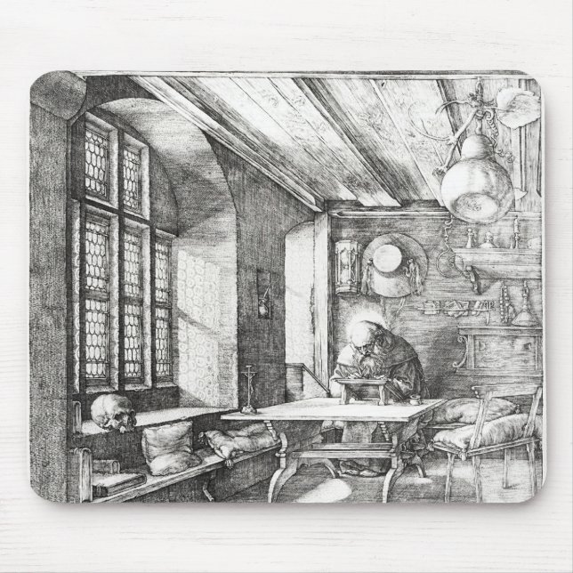 St. Jerome in his Study, 1514 Mouse Pad (Front)