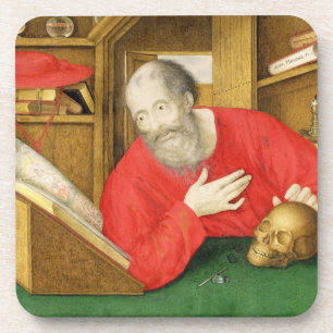 St. Jerome in his Study, 1650 (bodycolour and w/c Coaster