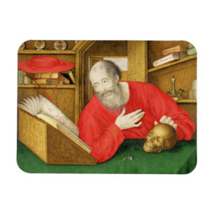 St. Jerome in his Study, 1650 (bodycolour and w/c Magnet
