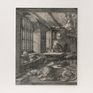 St. Jerome in his Study by Albrecht Dürer Jigsaw Puzzle