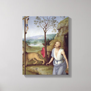 St. Jerome in the Desert, c.1499-1502 Canvas Print