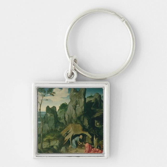 St. Jerome in the Desert (oil on panel) (see also Key Ring (Front)