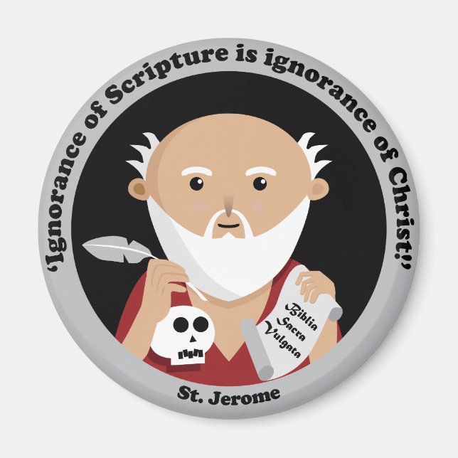 St. Jerome Magnet (Front)