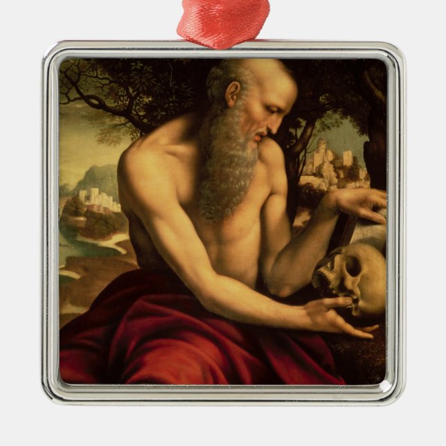 St. Jerome Metal Tree Decoration (Front)