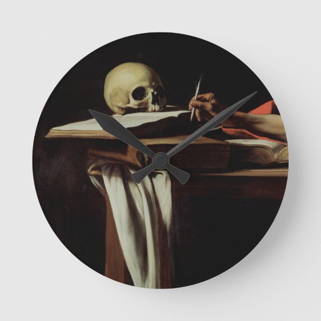 St. Jerome Writing, c.1604 (detail of 64911) Round Clock (Front)