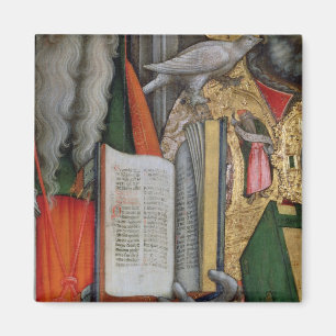 St. Jerome's Bible and St. Gregory's Dove, detail Magnet