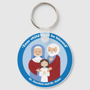 St. Joachim and St. Anne Key Ring