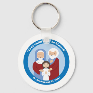 St. Joachim and St. Anne Key Ring