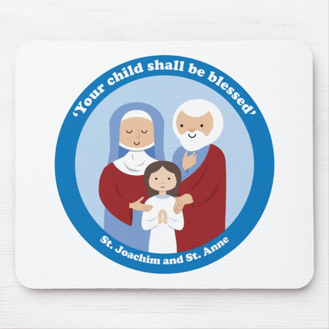 St. Joachim and St. Anne Mouse Pad (Front)