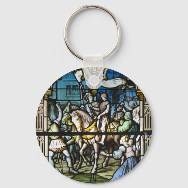 St. Joan at Orleans Key Ring (Front)