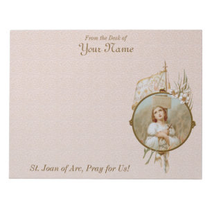 St. Joan Burning at the Stake (BF 01) H 11"x8.5" Notepad