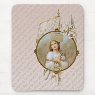 St. Joan of Arc Burning at the Stake (BF 01) Vert Mouse Pad