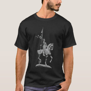St Joan of Arc Distressed Vintage Saint Catholic W T-Shirt