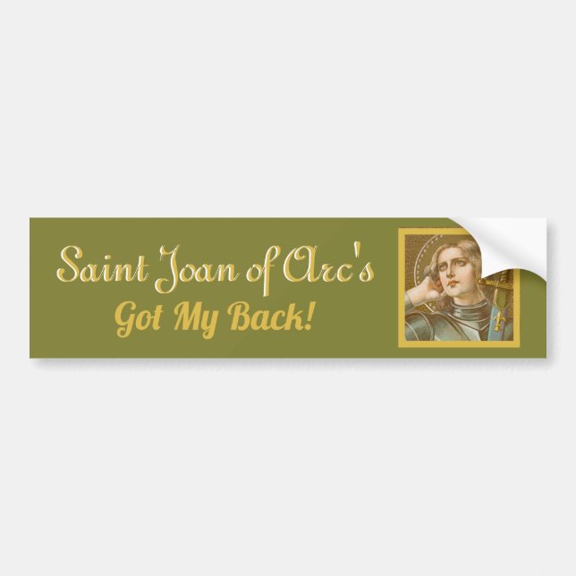 St. Joan of Arc (JM 28) Bumper Sticker (Front)