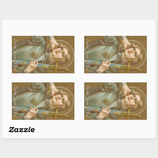 St. Joan of Arc (JM 28) Rectangular Sticker (Sheet)