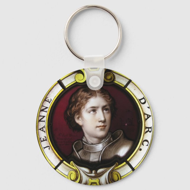St. Joan of Arc Key Ring (Front)