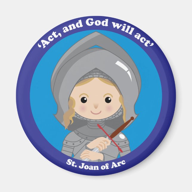 St. Joan of Arc Magnet (Front)