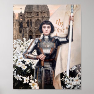 St Joan of Arc Patron Saint of France Jeanne d'Arc Poster