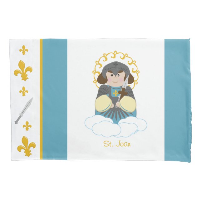 St. Joan Pillowcase (Front)