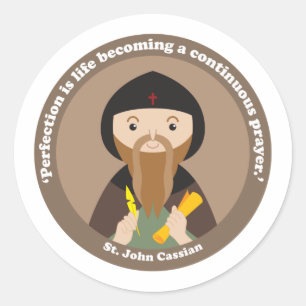 St. John Cassian Classic Round Sticker