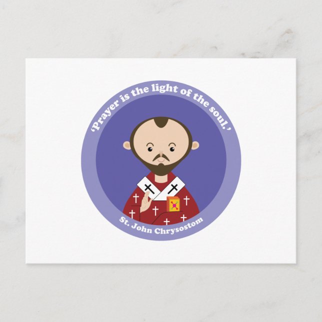 St. John Chrysostom Postcard (Front)