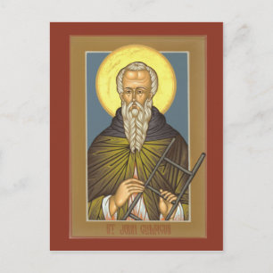 St. John Climacus Prayer Card