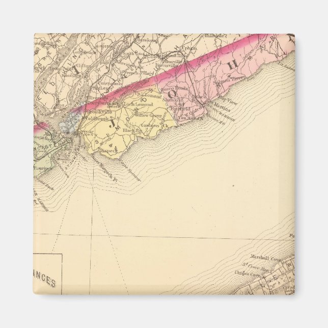 St John Co, NB Magnet (Front)