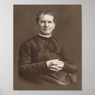 St John Don Bosco Catholic Saint Poster